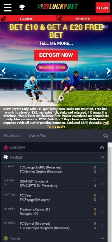 21 lucky bet casino bonus