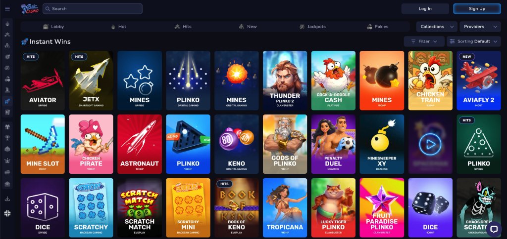7bit casino crash games