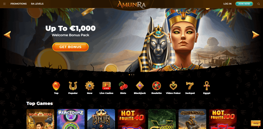 AmunRa Casino review