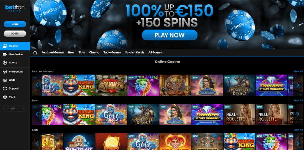 Betiton Casino No Deposit Bonus