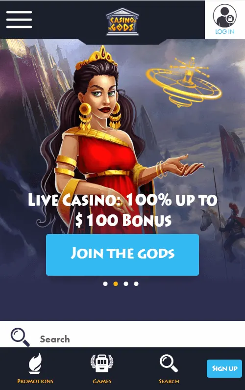 Casino Gods Bonus