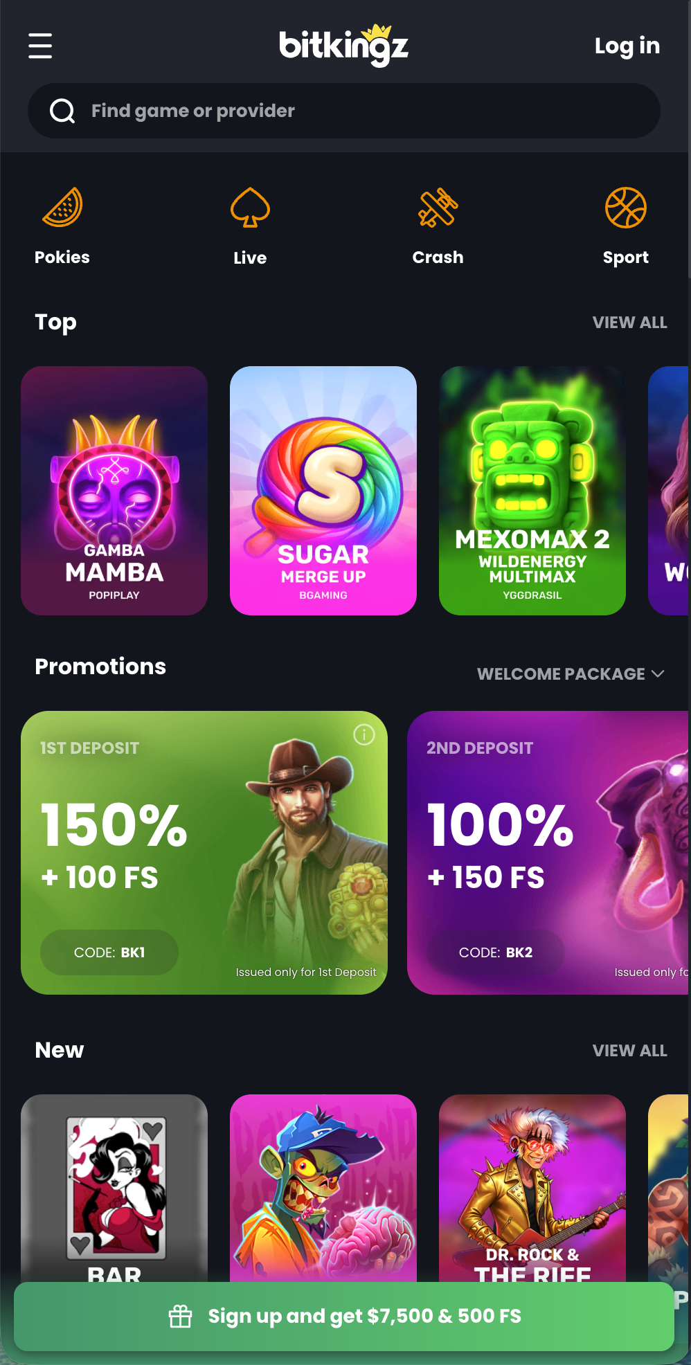 Bitkingz Casino Review mobile