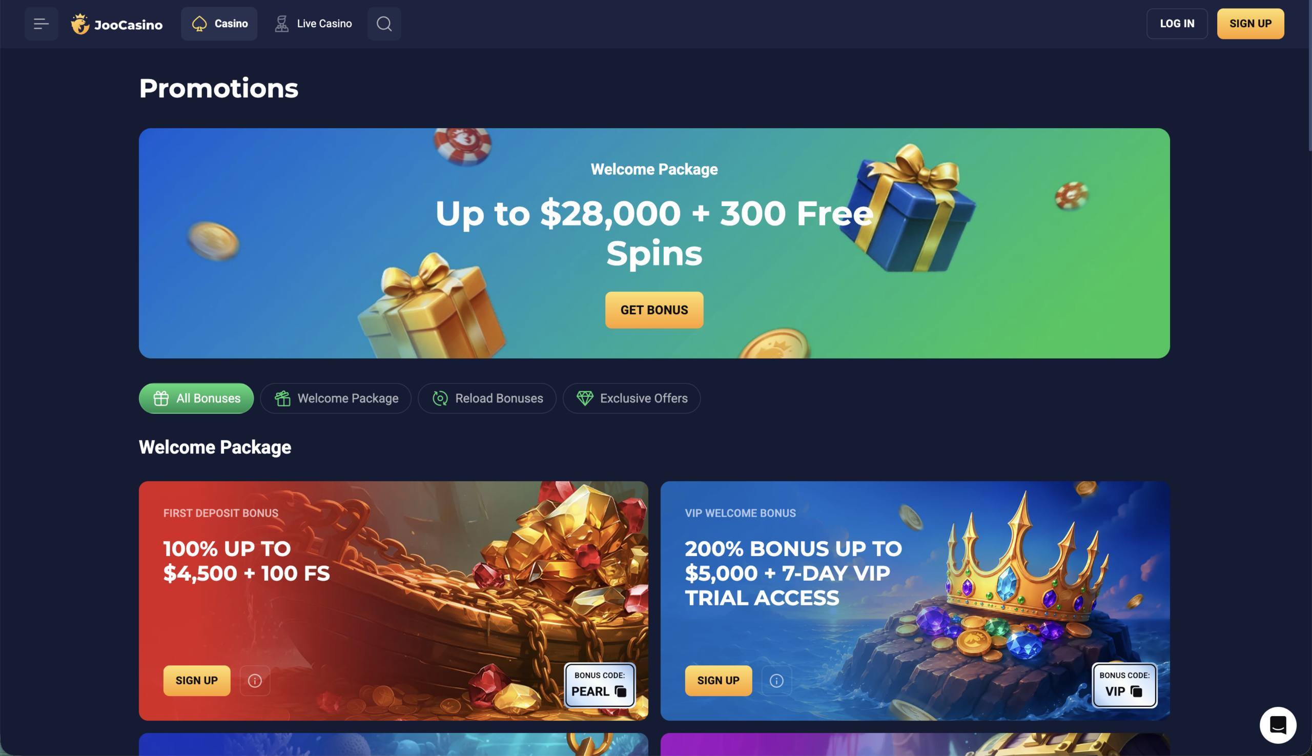 Joo Casino Bonuses and Promotions in Australia