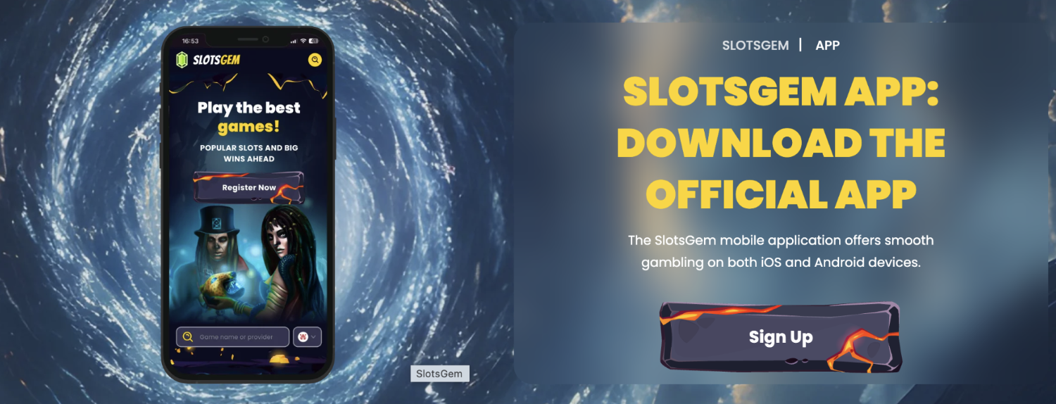 Slotsgem – 10 Free Spins App Bonus