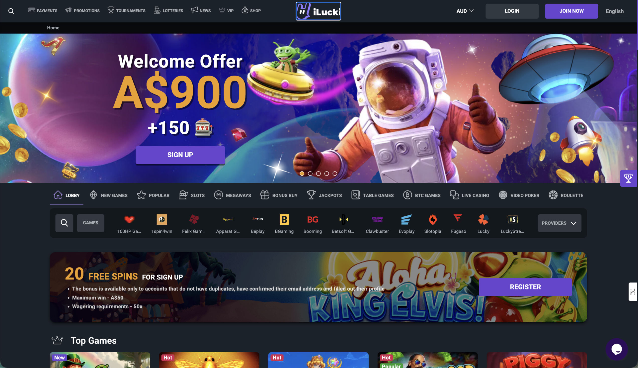 iLucki - $10 Minimum Deposit Casinos