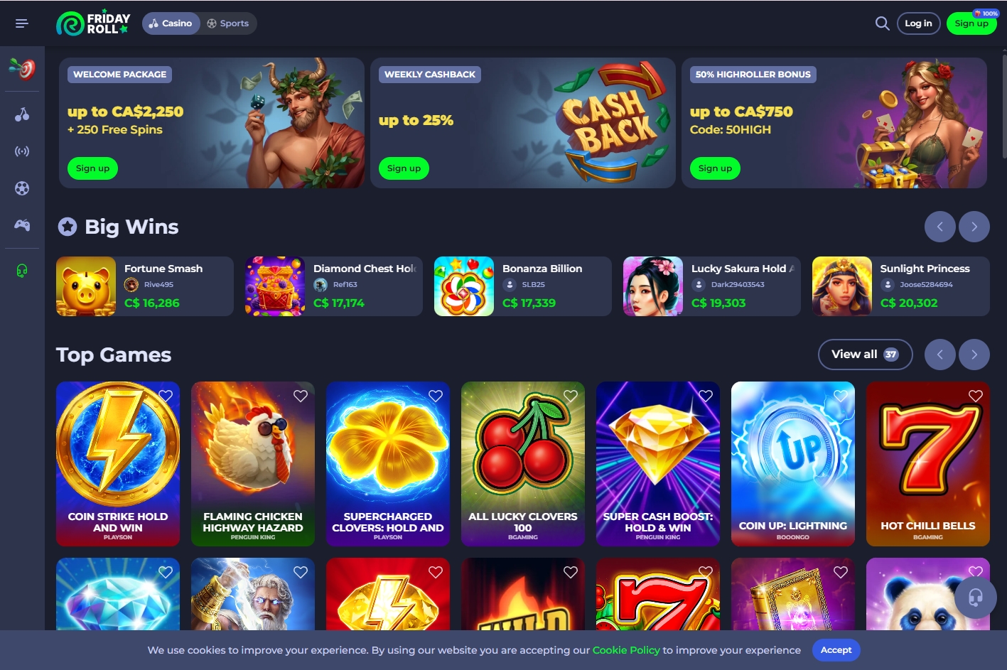 FridayRoll Casino review