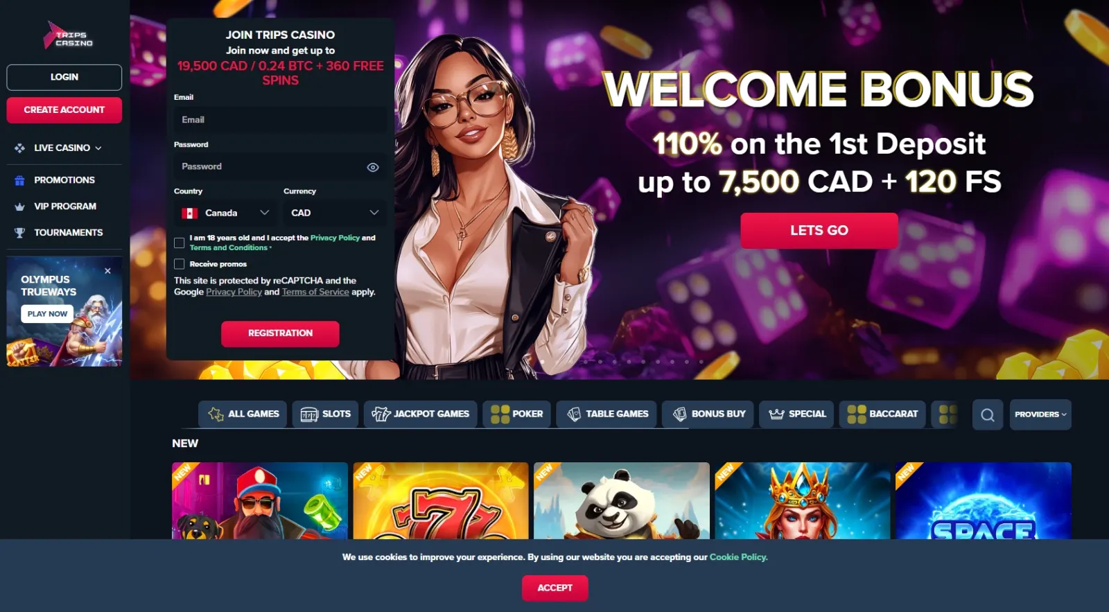 Trips casino