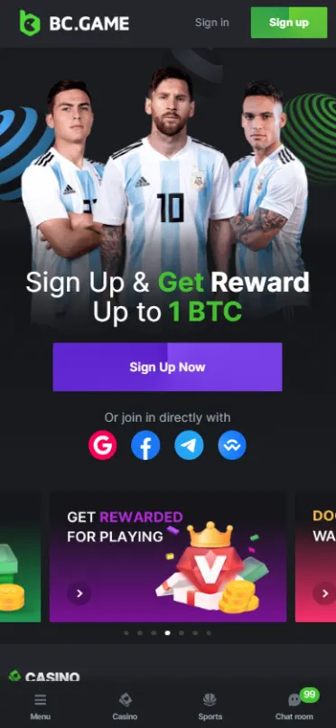 bc.games casino bonus