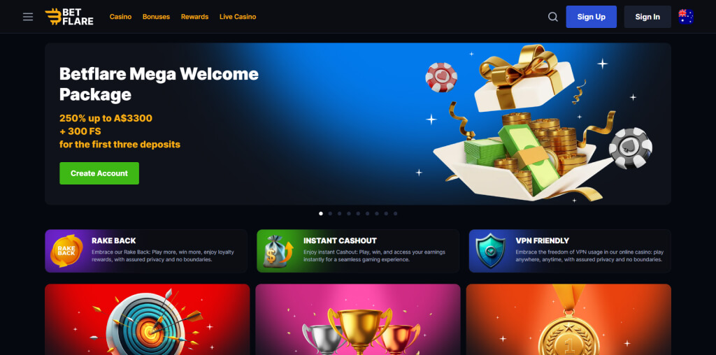 betflare casino review