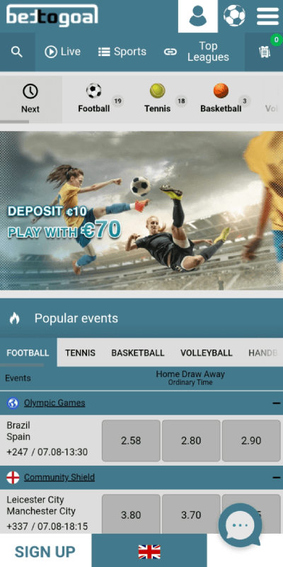 bettogoal casino bonus