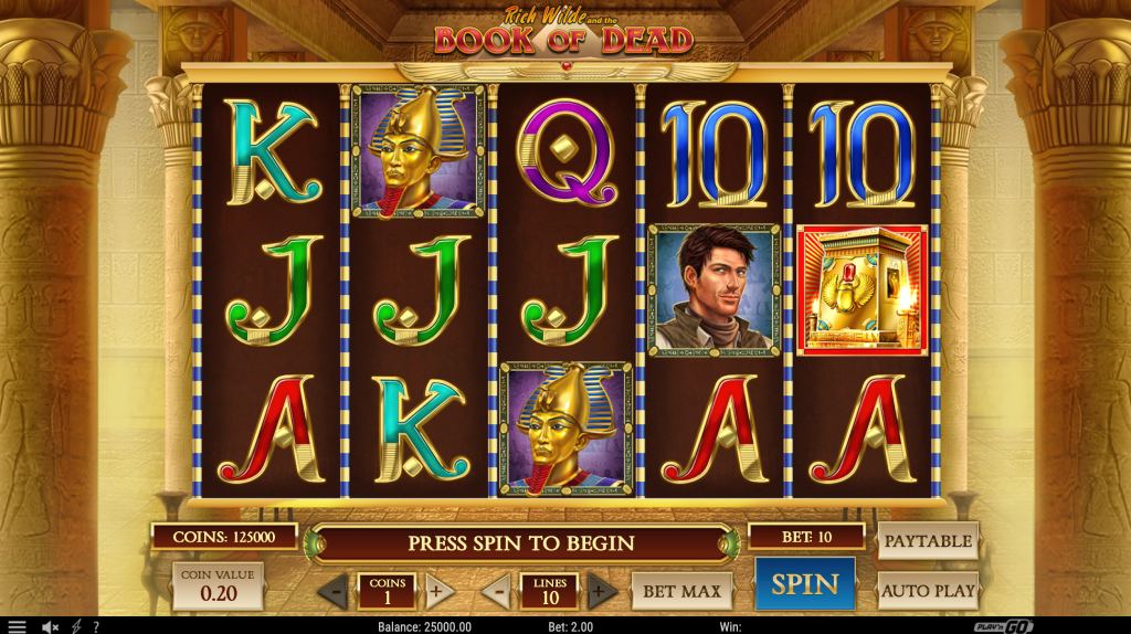 book of dead play n go slots