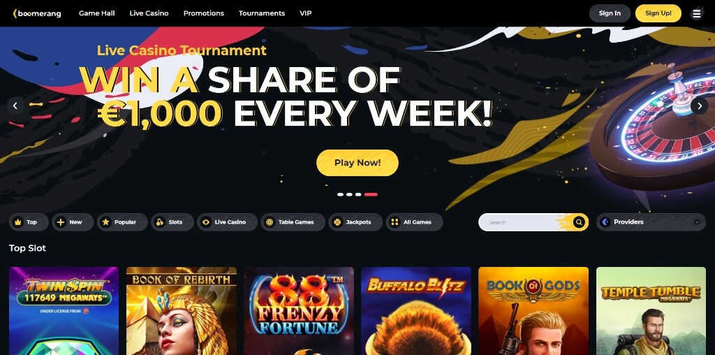 boomerang casino review