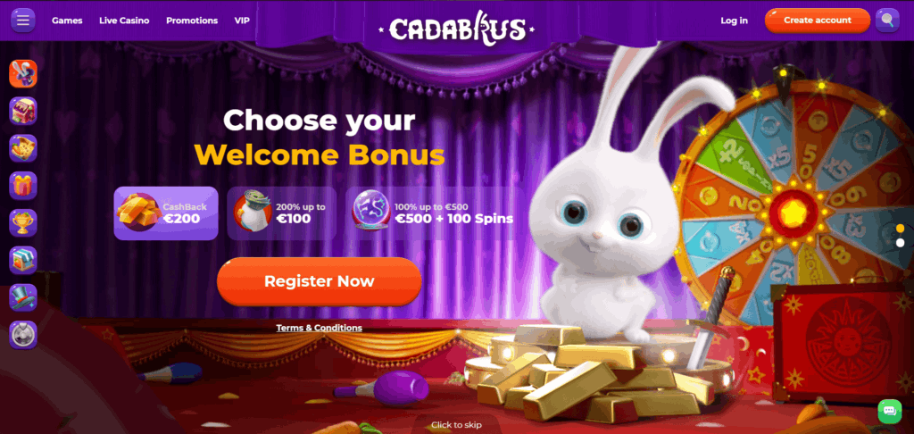 cadabrus casino bonus