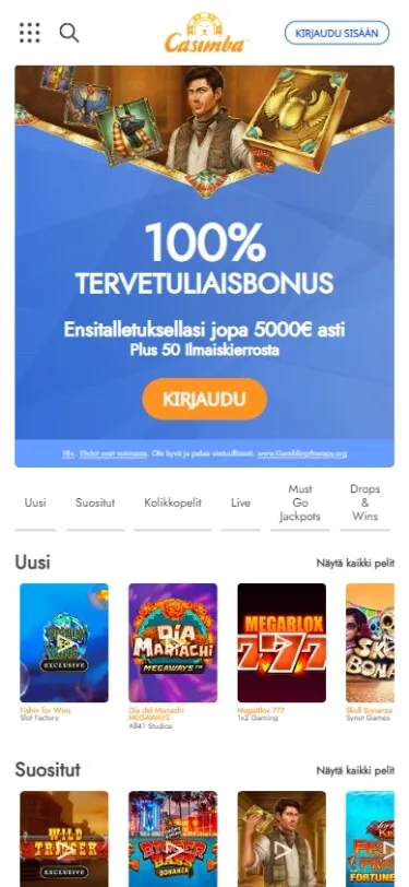 casimba casino bonus
