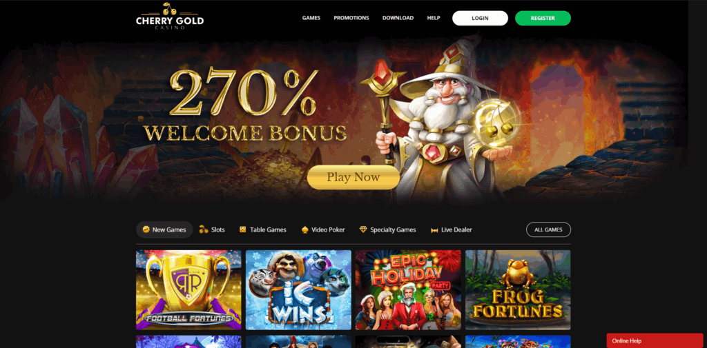 Cherry Gold Casino No Deposit Codes 2020