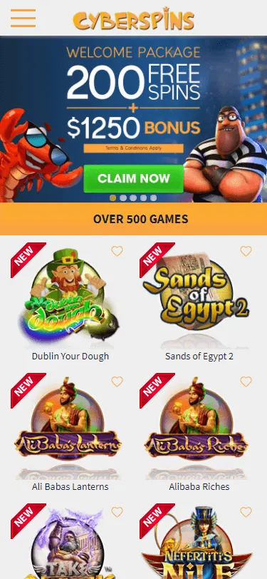 CyberSpins Casino Bonus