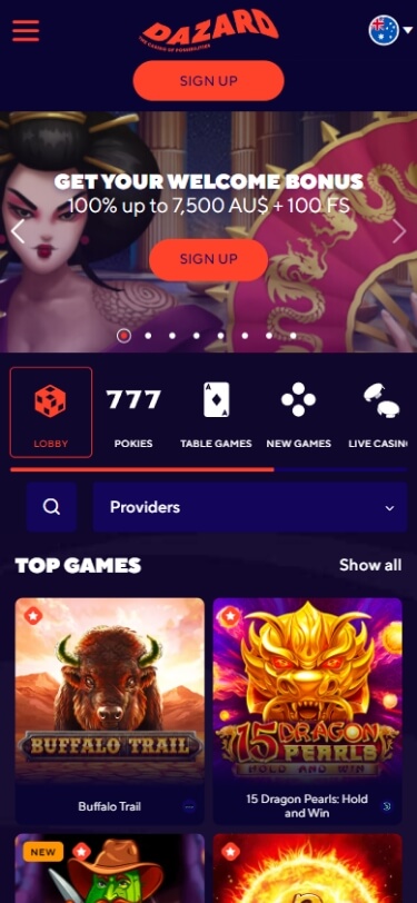 dazard casino bonus