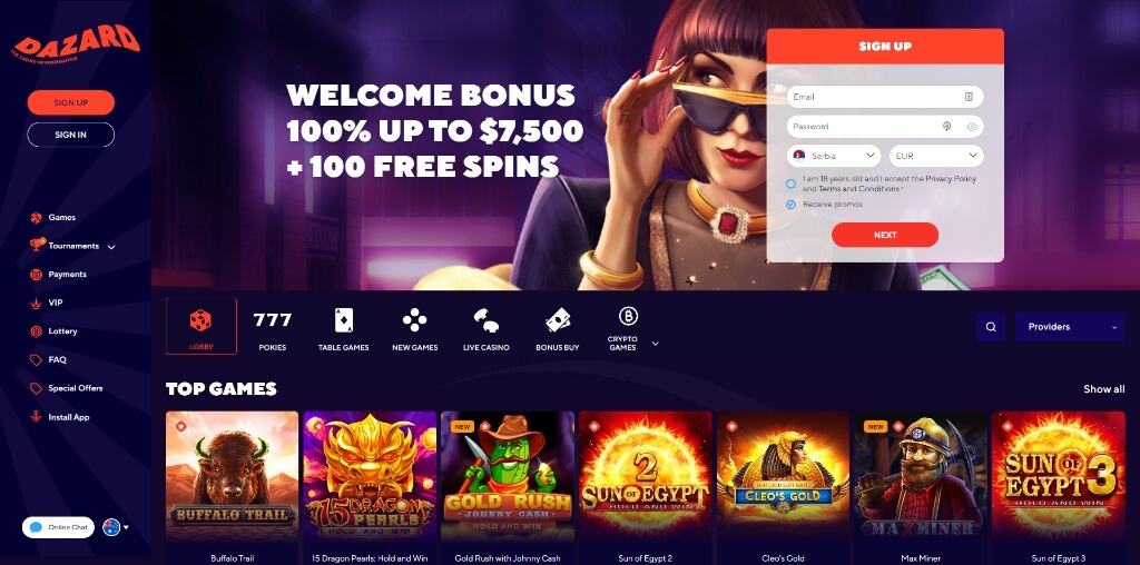 dazard casino review