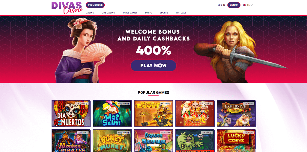 Divas Luck Casino Review