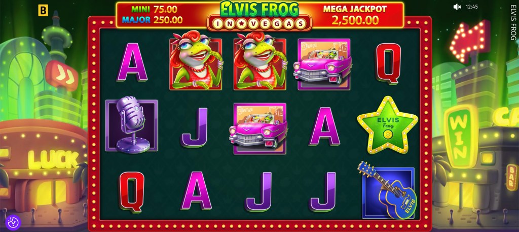elvis the frog $5 minimum deposit