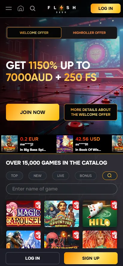 flashdash mobile au