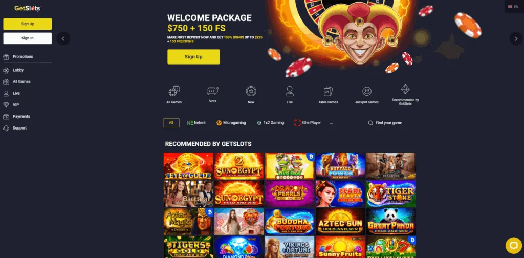 getslot casino review