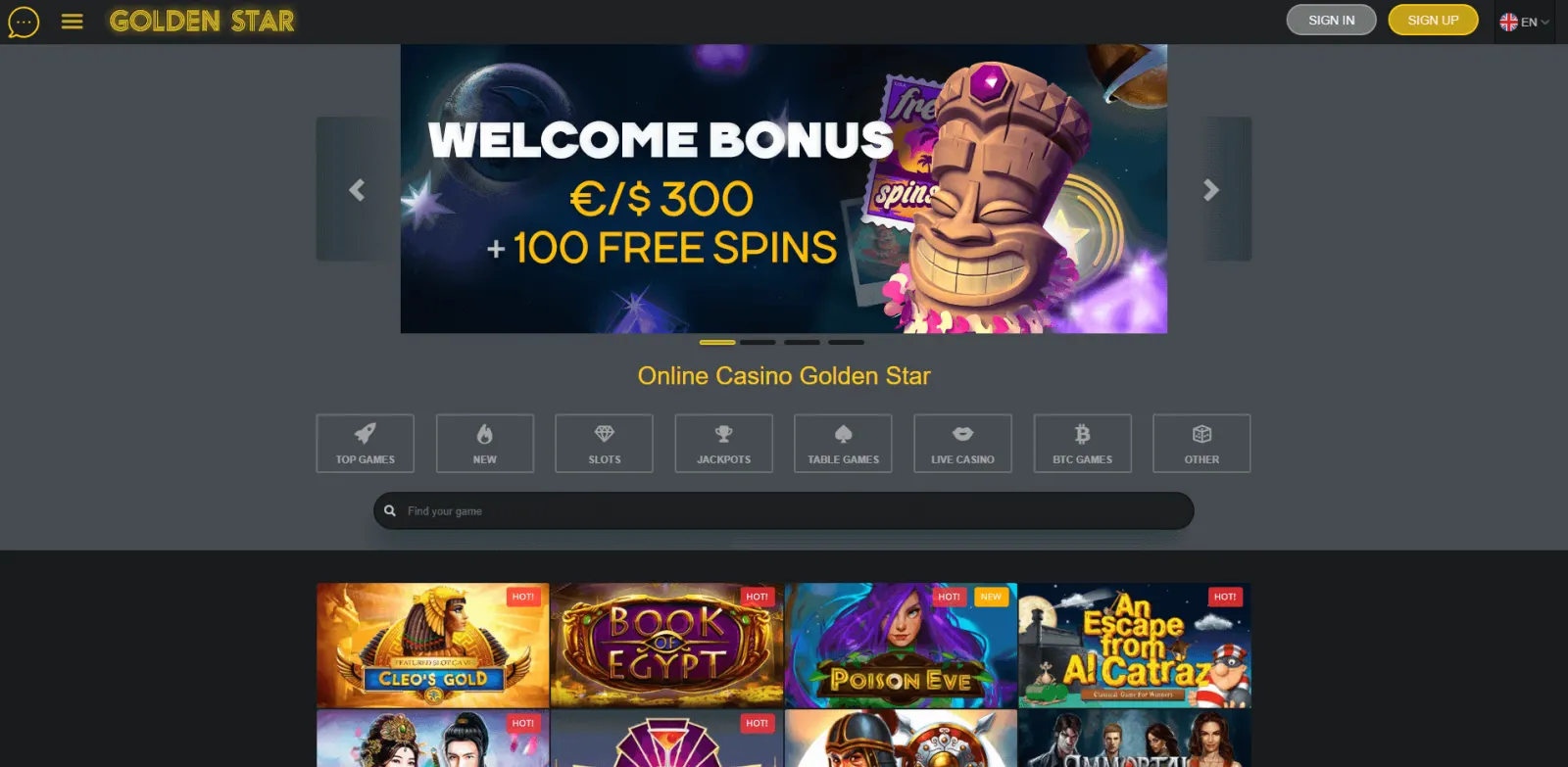 Golden Star Casino Review