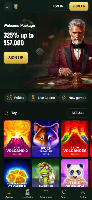 goldex casino login
