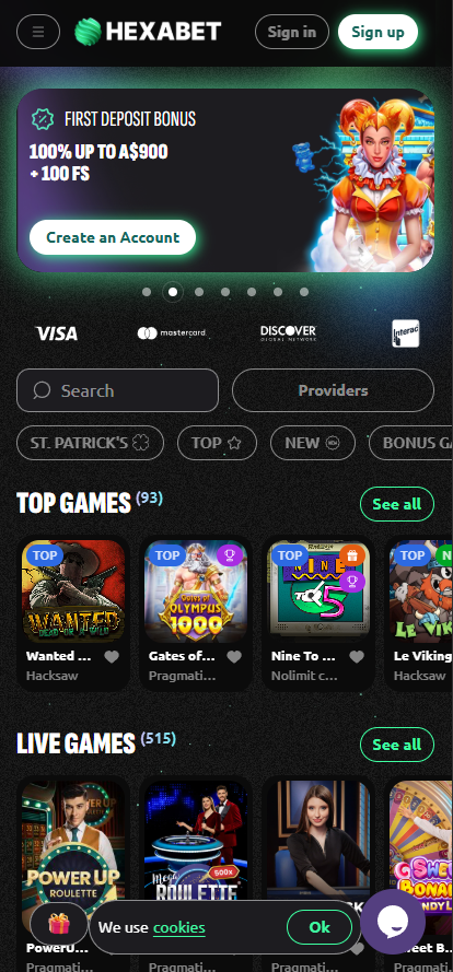 hexabet mobile au