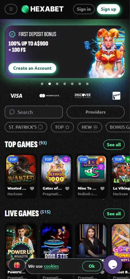 hexabet mobile au