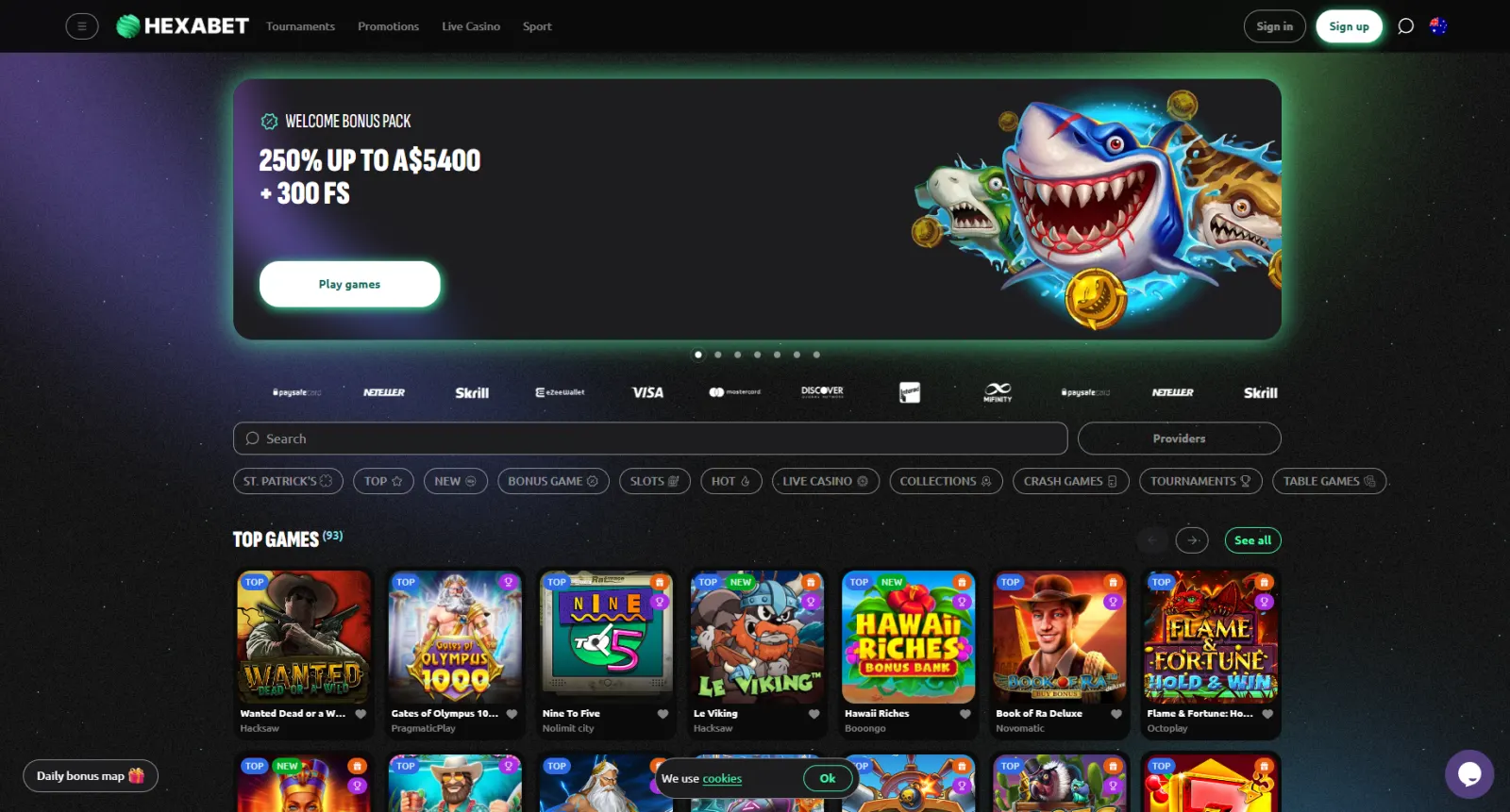 hexabet review au