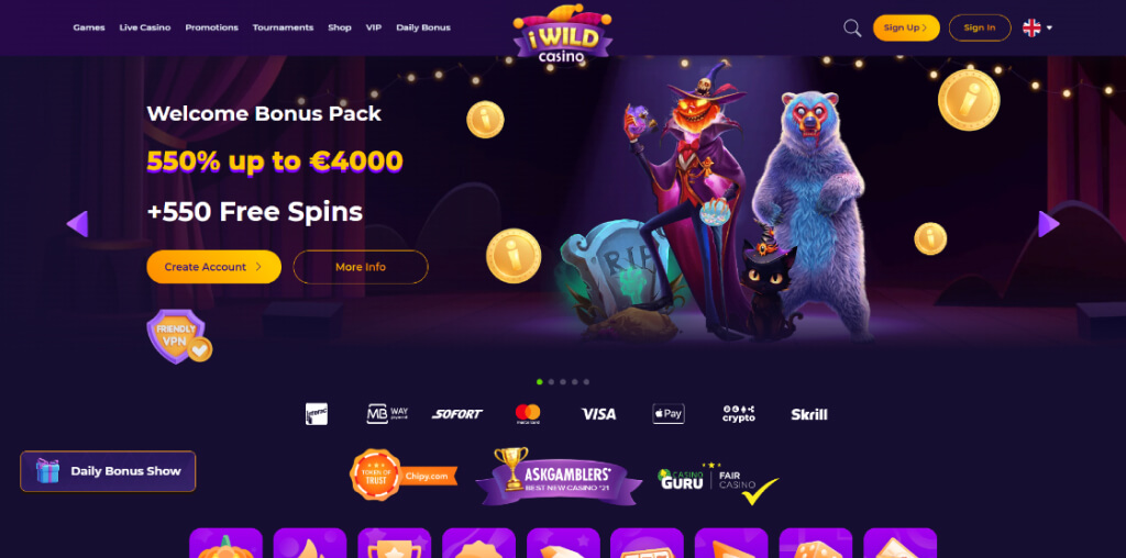 iwild casino review