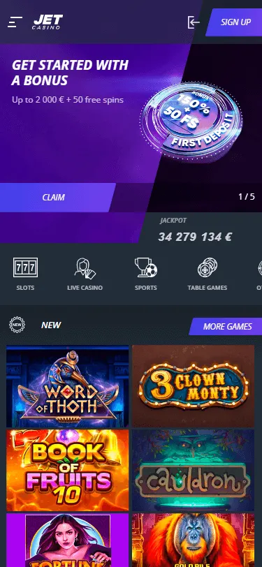 Jet Casino Bonus