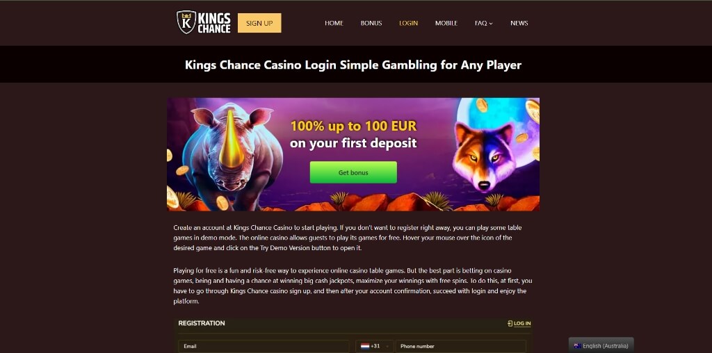 kings chance casino review