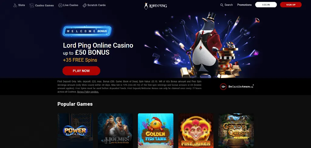 LordPing Casino Review