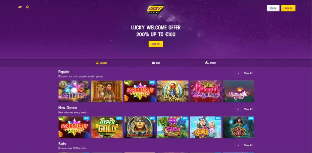 Lucky Casino Review