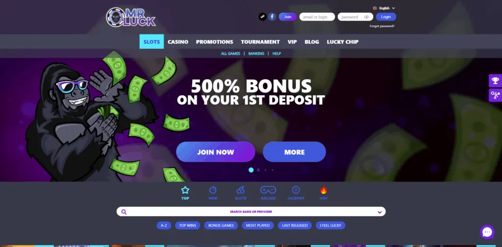 mrluck casino review