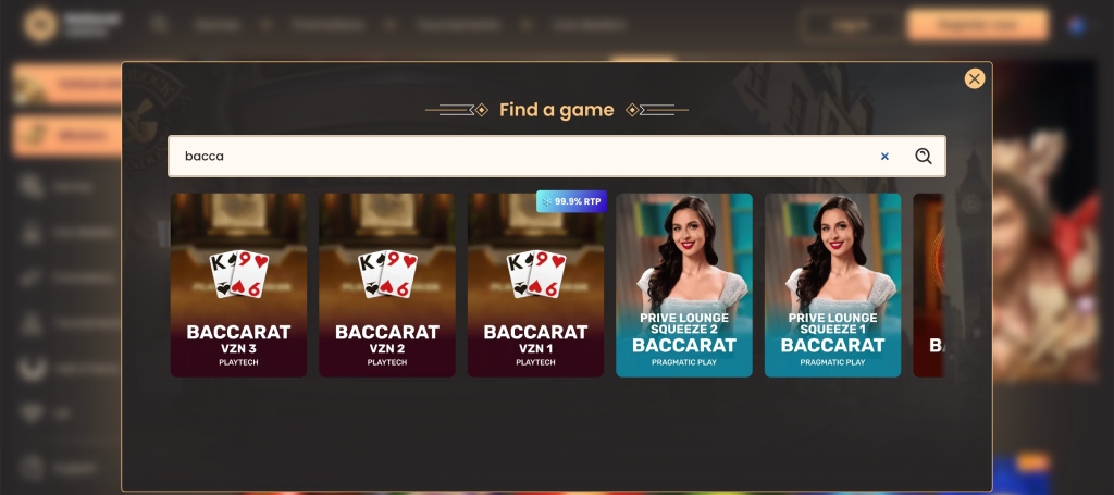 national casino baccarat