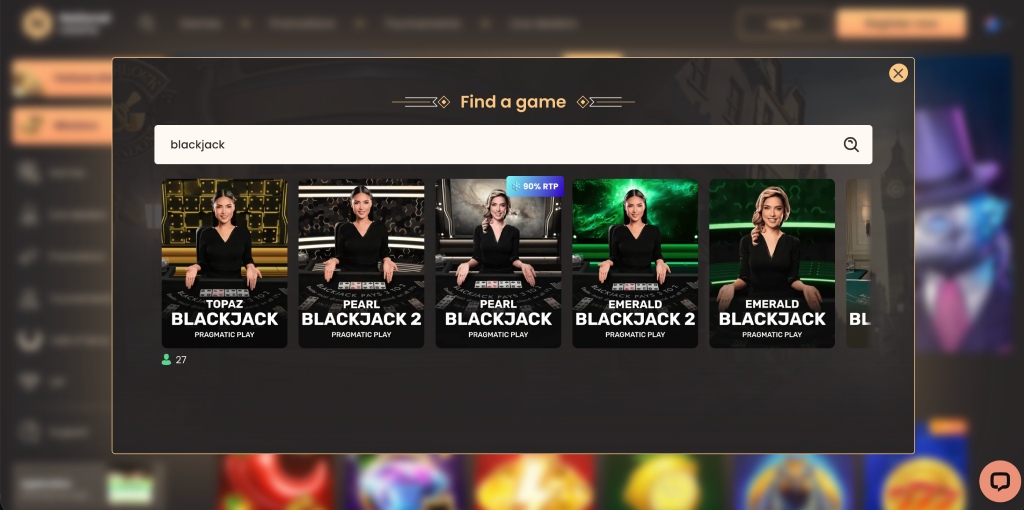 national casino blackjack