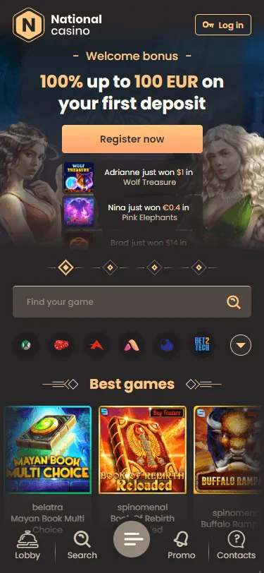 National Casino Bonus