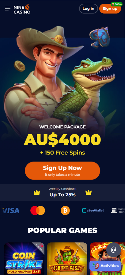 nine casino mobile