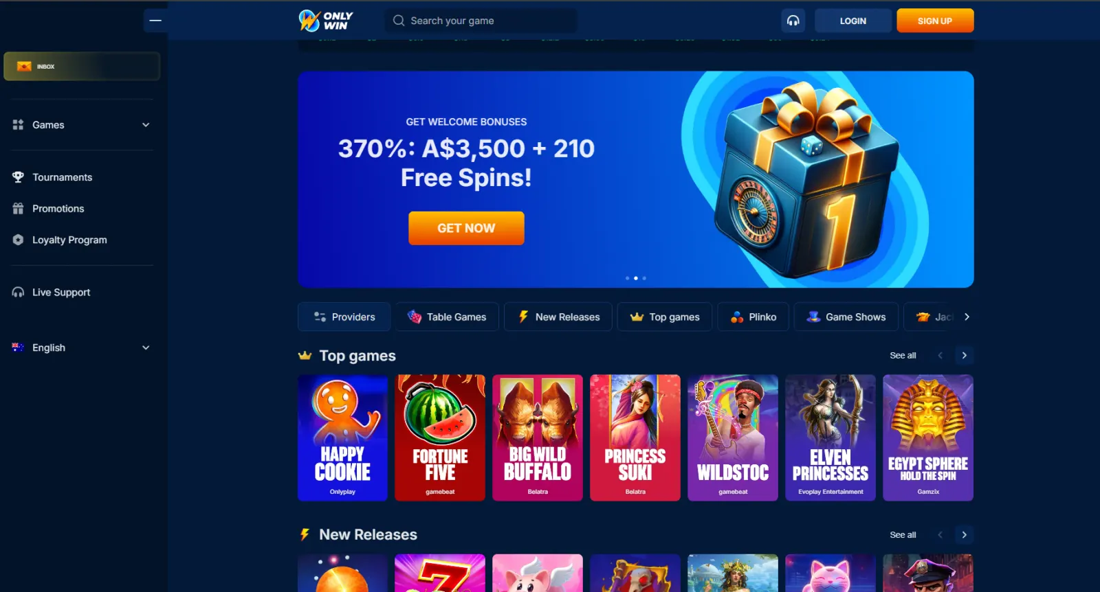 onlywin casino mobile