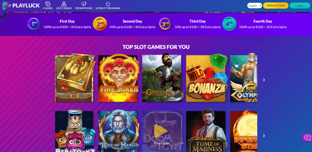 playluck casino review