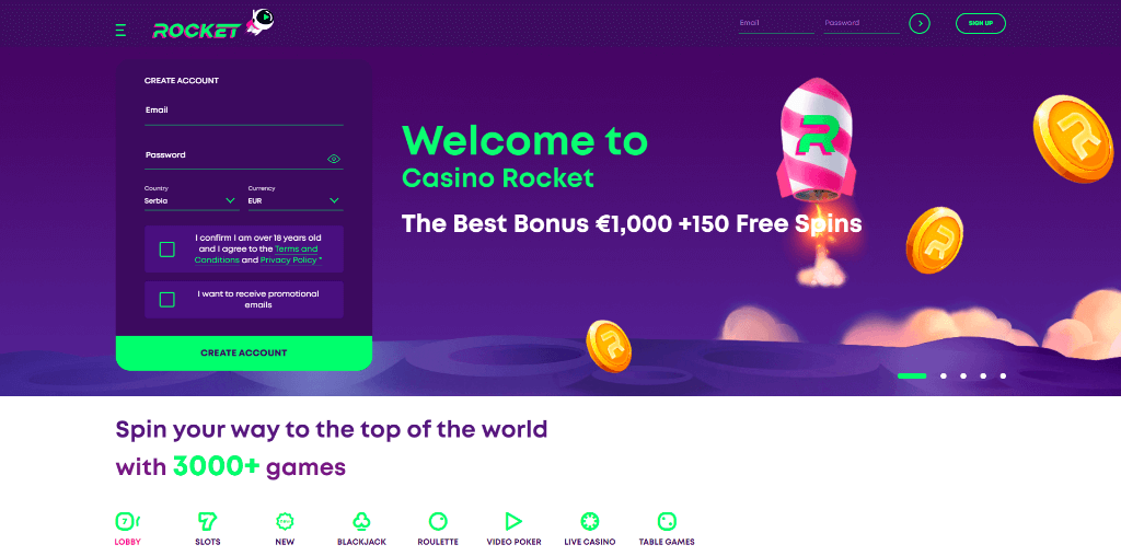 Rocket Casino Review