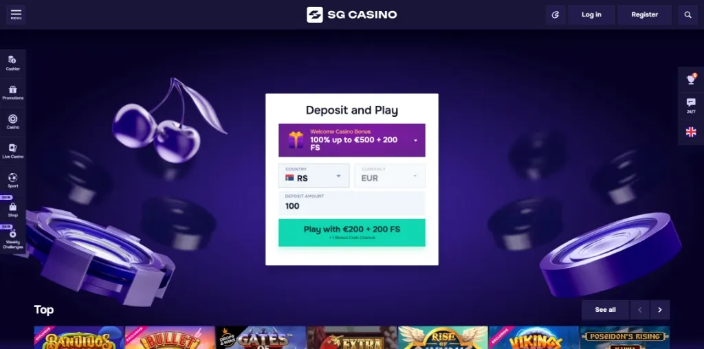 SG casino review
