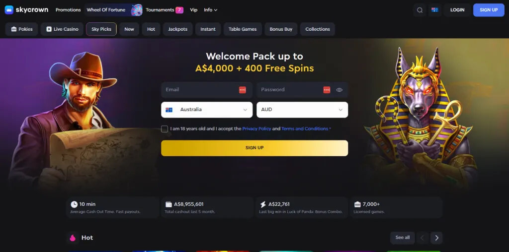 skycrown casino review