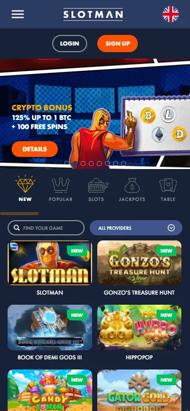 Slotman Casino Bonus