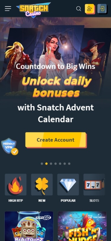 snatch casino bonus