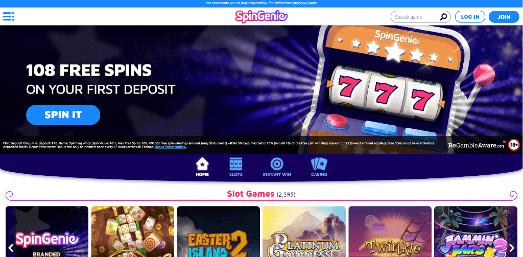 spin genie no deposit bonus