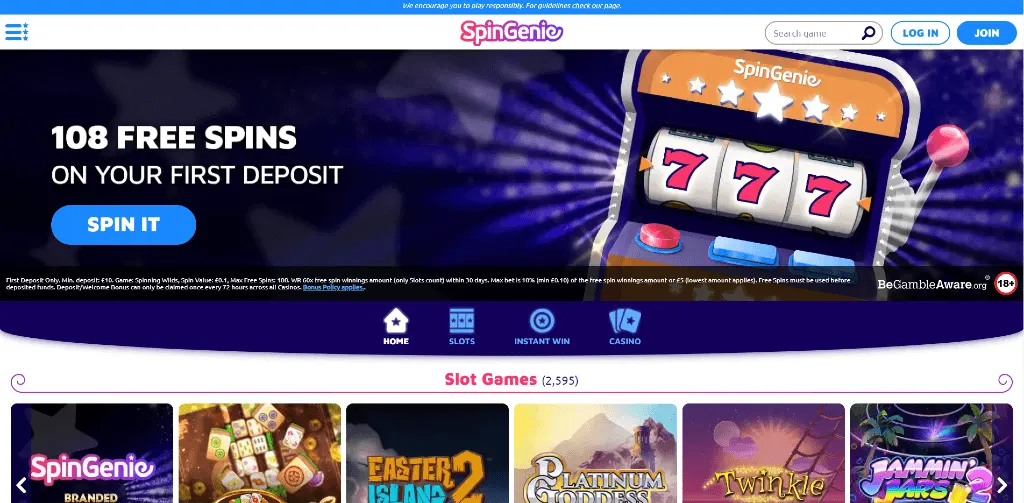 SpinGenie Casino Review